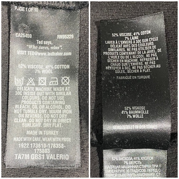 Ted Baker London Valerio Quarter Zip Pullover [M6] - Picture 13 of 13